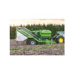 Arracheuse de pommes de terre Spirit 6100 - AVR BVBA - déportée 1 rang - trémie 6 tonnes - puissance 66 kW