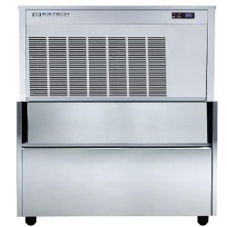 Machine à glaçons granulaires185 kg. Stockage 64 kg. Corps en acier inoxydable AISI 304. Condensation à l'air ou à l'eau. Modèle ICETECH GR185C -