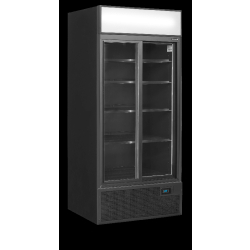 Vitrine réfrigérée noire