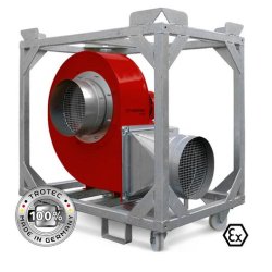Ventilateur-extracteur TFV 100 Ex - Hautes performances - Modèle ATEX II3G zone 2 T4 - Débit 4.000 m³/h