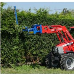 Taille-haie professionnel, robuste adapté à l'élagage de branches, haies, buissons jusqu'à 100 mm