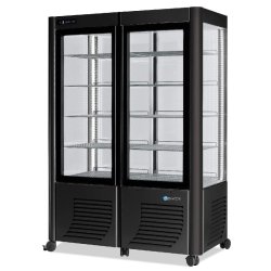 Vitrine réfrigérée Scaiola - 4 faces vitrées triple vitrage - 800 litres - Froid ventilé