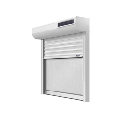 Volet roulant solaire avec moustiquaire - Aluminium, motorisation solaire, autonomie 50 jours - Pose sous linteau ou en applique