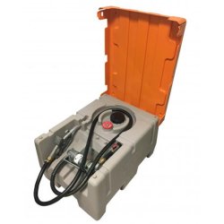 Station de ravitaillement Easy Mobil 125 litres - Pompe manuelle - Avec capot - CEMO - 91106