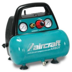 Compresseur Aircraft Airboy 186 OF E - 2001230 - Piston sans huile - 6L - 180 l/min - 8 bar
