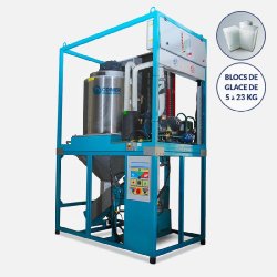 Machine à glace en bloc - BLOCK CP 5T - Production continue 24/24 - Jusqu'à 5 000 kg/jour