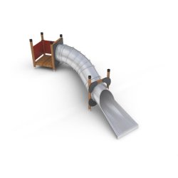 Toboggan tubulaire réf-8066624 - HAGS - 4900 mm de longueur, 6200 mm de largeur, hauteur 1800 mm