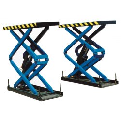 Pont élévateur à ciseaux 3T2 encastré - Levée 1m90 - SEG3T2E - Version électro-hydraulique pneumatique