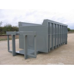Benne à déchets - prédisposition grue - structure renforcée et porte AR double vantaux