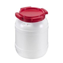 Fût standard à grande ouverture 10L - alimentaire et chimique - empilable et 100% étanche