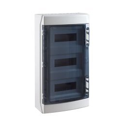 Cdn36pt2f - Coffret de distribution IDE - Dimensions 436x418x148 - IP65, IK08, Classe II