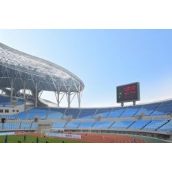 Écran géant LED pour tribunes extérieures - Visibilité optimale pour événements sportifs et concerts
