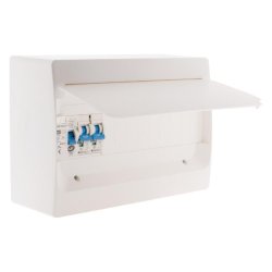 Coffret électrique pré-équipé 1 rangée 13 modules pour extension - Zenitech - Compatible GTL et norme NF
