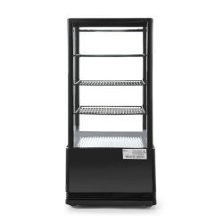 Vitrine de table réfrigérée positive 3 étagères 78L ARKTIC HENDI - Noir