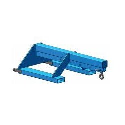Potence enfourchable pour chariots élévateurs - Modèles fixes, télescopiques ou relevables - Capacité 2,5 T à 8 T