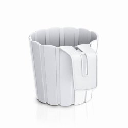 Prosperplast - Pot BOARDEE HOOK 1,4 L - 14,4x21,2x13 cm, blanc - blanc plastique polypropylène ZA3283