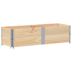 Helloshop26 - Jardinière bac lit surélevé plantes fleurs terrasse jardin 150 x 50 cm bois de pin massif marron 02_0037430 - marron métal 3000213868173