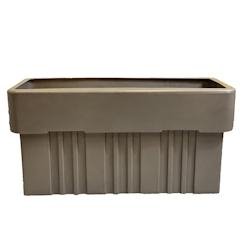 Jardinière bella 135l - bac à fleurs-dare win store - TAUPE - marron 0750122554850