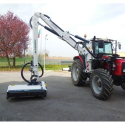 Mantis broyeur d'accotement - Hymach - bras de 6 à 10 m - tête de broyage à rotor