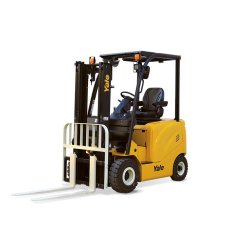 Chariot élévateur électrique 4 roues sur pneus gonflables, capacité 1500 à 3500kg - Yale - ERP15-35UX