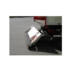 Uasx 1008 - Hayon élévateur rétractable Sörensen - capacité 1000 kg, plateforme anodisée et système interchangeable