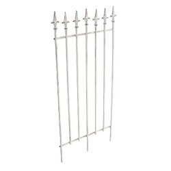 Décoshop26 - Treillis support pour plantes grimpantes décoration de jardin en métal blanc vieilli 10_0003872 - métal 3000251821031
