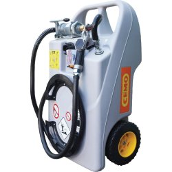 Caddy ravitailleur gasoil 60L - PE avec pompe manuelle - Conformité A.D.R.