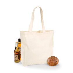 Sac shopping en coton - Westford Mill - Réf: W125 - Grande capacité - Idéal pour sérigraphie