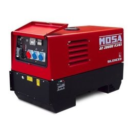 Groupe électrogène diesel MOSA GE 20000 KS/GS - 18 kVA triphasé - compact et insonorisé