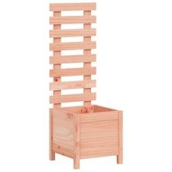 Helloshop26 - Jardinière bac lit surélevé plantes fleurs terrasse jardin avec support 39 x 39,5 x 114 cm bois massif douglas marron 02_0038216 - ma
