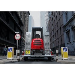 Remorque porte-engin  double essieu pour mini-pelles, nacelles élévatrices - 2 roues - DIGGER PLANT - 543-2813-27-2-13