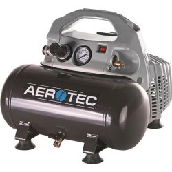 Compresseur Aerotec Airliner Silent - 70 l/min - 8 bar - 0,3 kW - 230 V - 50 Hz - 6 l - Sans huile