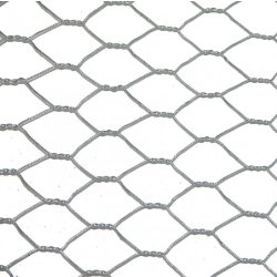 Grillage pour animaux triple torsion gris - H.0.5 x L.10 m - Maille H.13 x L.13 mm - Acier