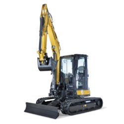Mini-pelle ViO57-6 - Yanmar - compacte avec flèche à rayon de rotation très compact