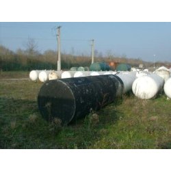 Cuve SP OCC ex-pétrolière 4 200 L - Ref : W00421012004 - Dabert-Citernes - Diamètre 1,20 m - Longueur 3,90 m