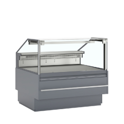 Vitrine réfrigérée SOCA - vitrage anti-buée, éclairage LED, plan de travail 900mm - Réf : SOCA12590A