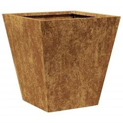 Helloshop26 - Jardinière bac lit surélevé plantes fleurs terrasse jardin 30 x 30 x 30 cm acier corten Marron 02_0037488 02_0037488 - acier 30002138