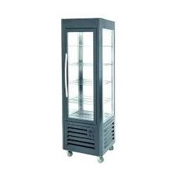 Vitrine réfrigérée 4 faces vitrées 360L froid positif