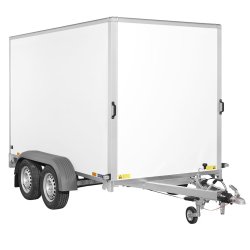 FW2700 - Remorque fourgon en bois Saris - 2700 kg - double essieu et freiné