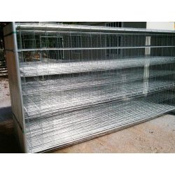 Barrières de chantier mobile à 4 tubes TM1 PLUS - clôture renforcée et galvanisée