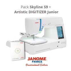 Janome s9 Pack machine et logiciel Artistic Digitizer Junior