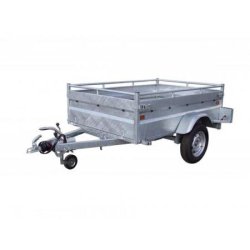 Remorque pour véhicule léger Robust 32390 - PTAC 750kg - Caisse basculante 200x134x50cm