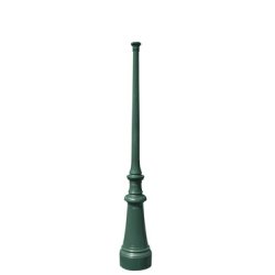Mât d'éclairage public Vicomte - Fonte thermolaquée GL-250 avec zingage anticorrosion