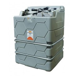 Station LUB CUBE premium Indoor 1 000 litres - Pour diesel, biodiesel, lubrifiant, fioul, AdBlue - Sans capot - CEMO - 10310F