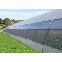 Serre tunnel professionnelle avec bâche enterrée pour pépiniéristes 9,30m - Tunnel traditionnels - JRC