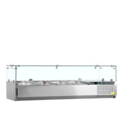 Tefcold Vitrine réfrigérée GN1/3  VK38-120 - inox 16514