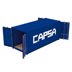 Container 20 pieds sécurisé dry double door