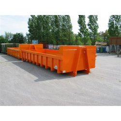 Benne TP - Acier S235 - Dimensions personnalisables - Porte arrière deux vantaux - Fermeture excentrique