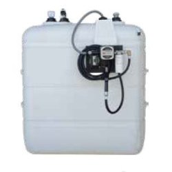 Citerne de stockage gazole 1.500 litres équipée - Réf 685 600.151 - PEHD, station murale 230V, 50 l/min