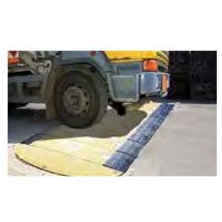 Plaque de protection de tranchée modulaire avec boulon rétractable - Sodimar - supporte 44T - éléments emboîtables